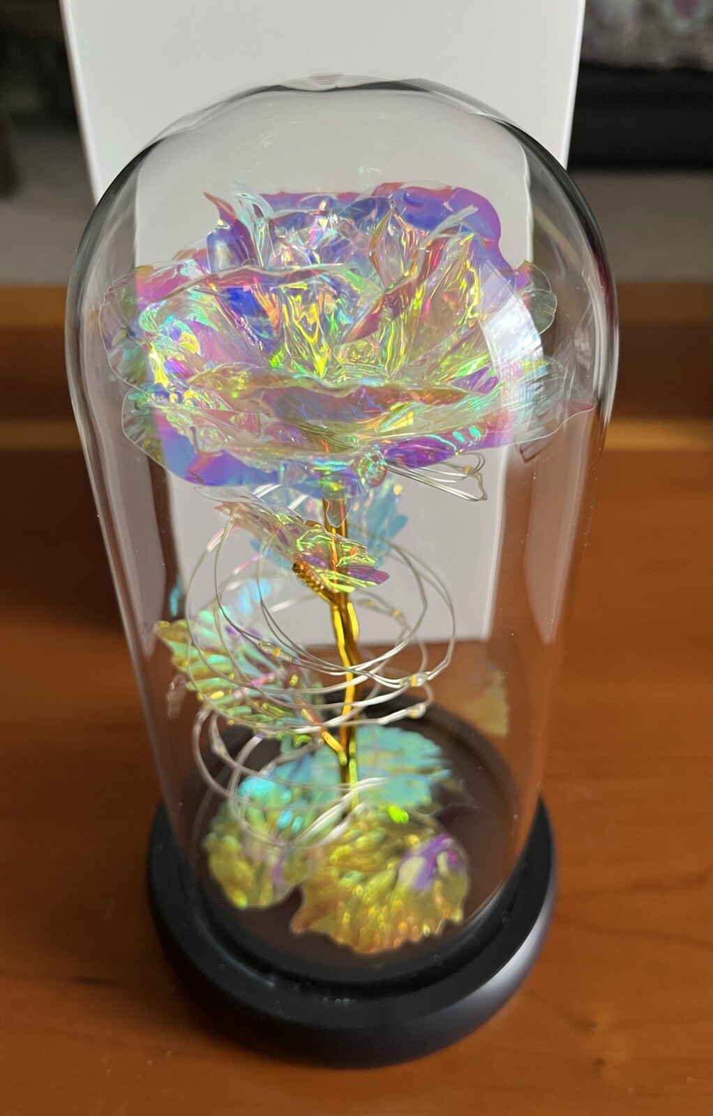 Love Forever Light Up Artificial Flower Anniversary And Birthday