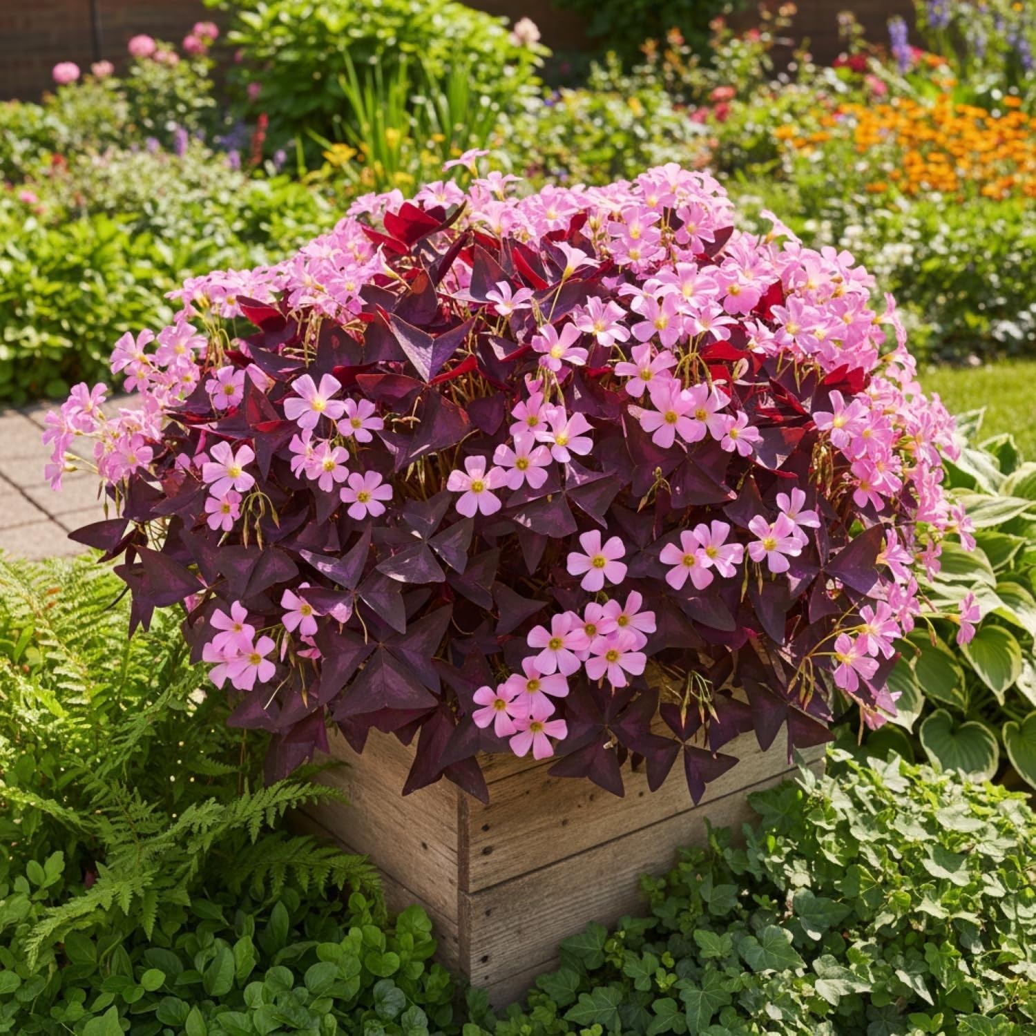 12 Purple Shamrock Bulbs Oxalis Triangularis for Planting, Flower