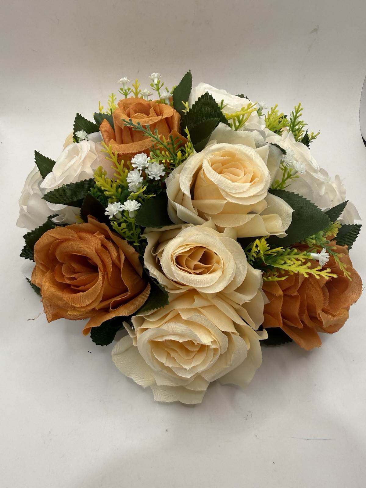 BLOSMON Flower Balls Wedding Rose Centerpieces 6 Pcs Terracotta Fake Flowers