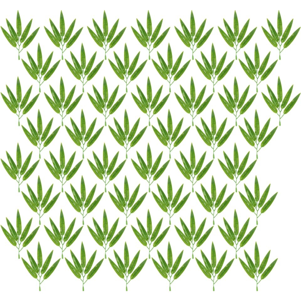 Simulated Bamboo Leaves Branches Artificial Greenery Home Office Party Decor …