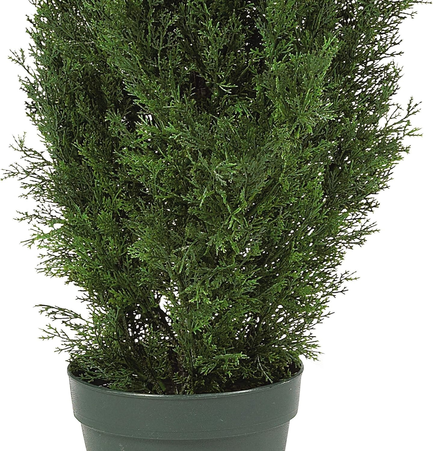 Elegant 4FT Faux Cedar Pine Tree with Bendable Branches for Indoor/Outdoor Decor
