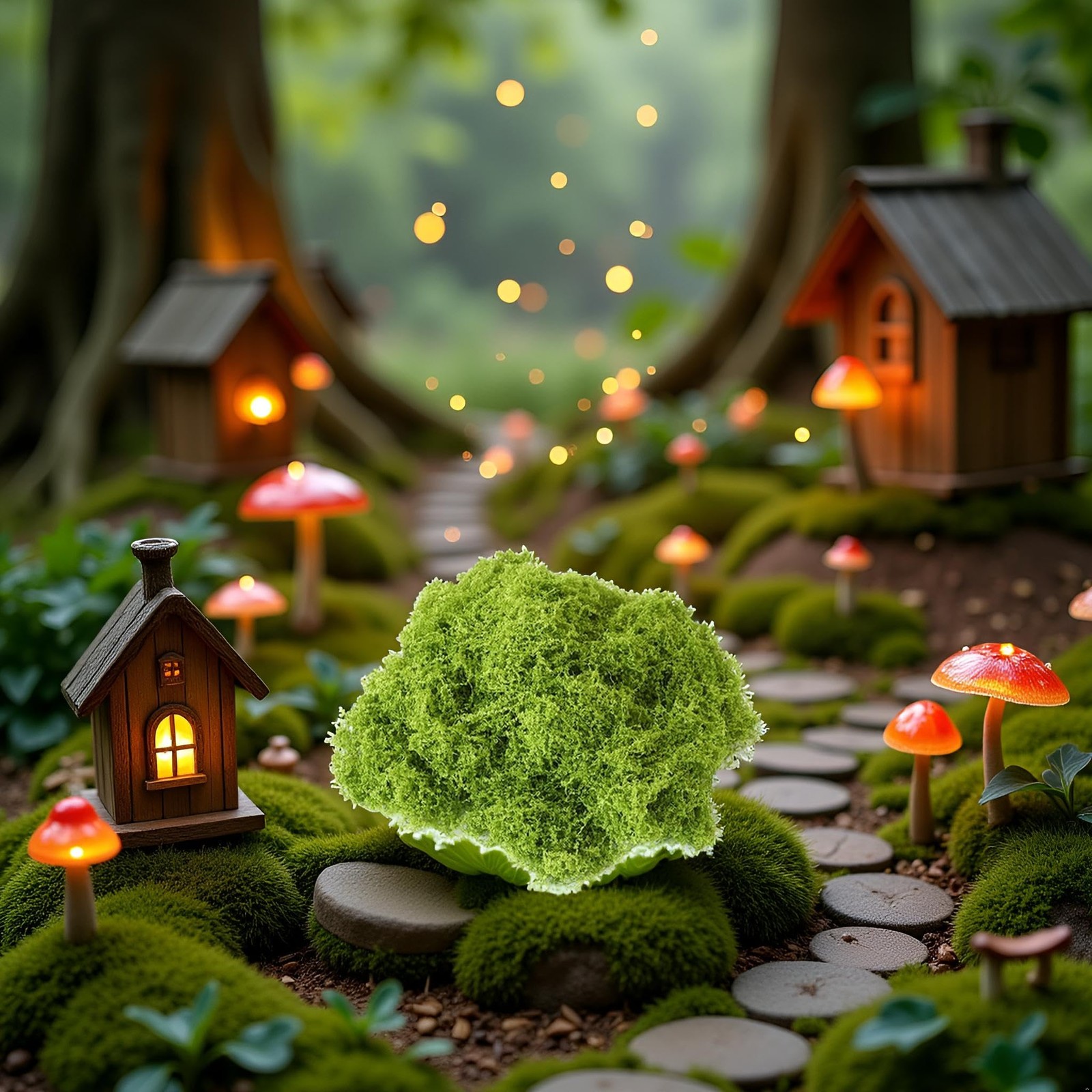 Green Fake Moss,Plastic Artificial Moss,Realistic Looking Faux,Preserved for …