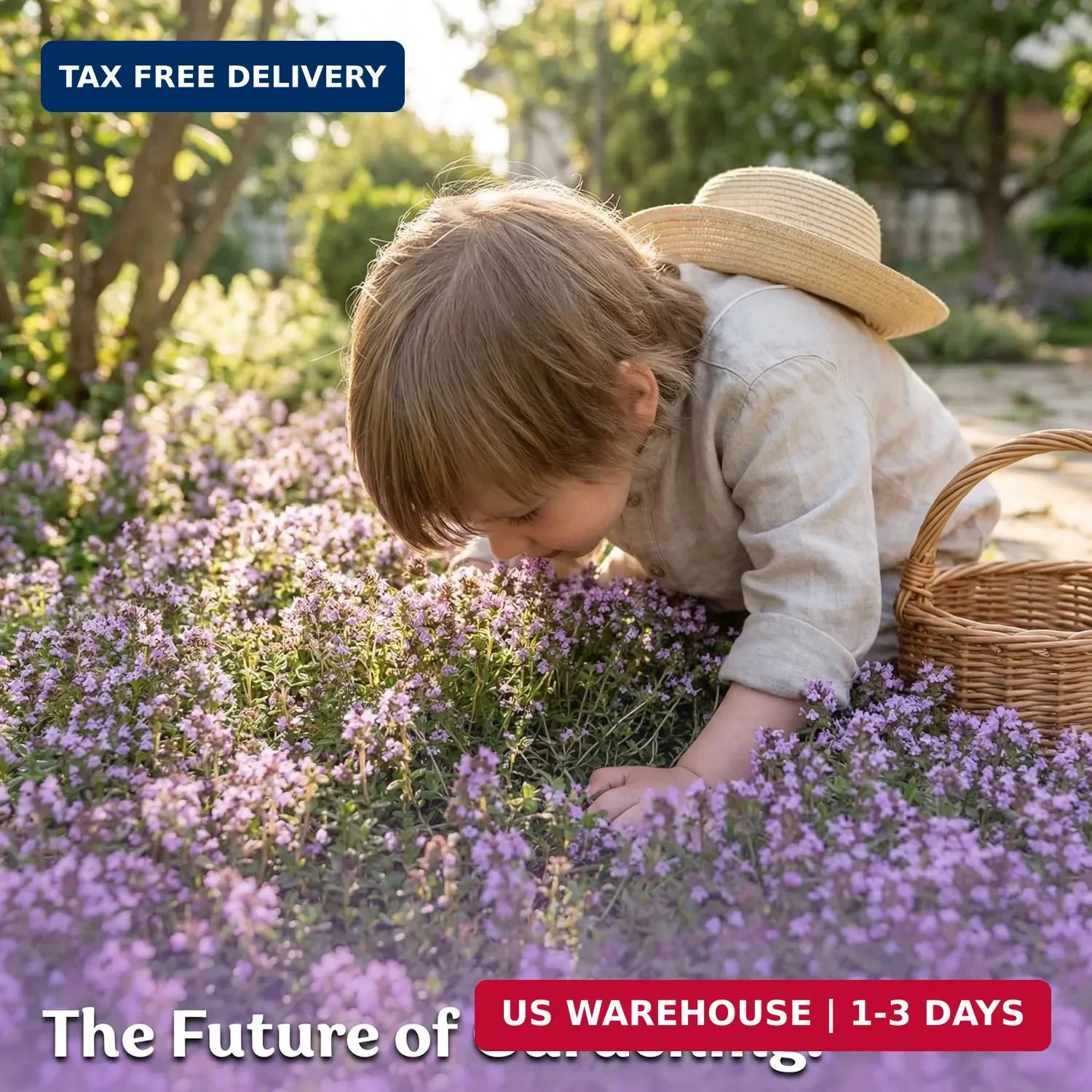 KVITER 20,000 Creeping Thyme Seeds (Thymus Serpyllum) – Wild Thyme, Aromatic Gro