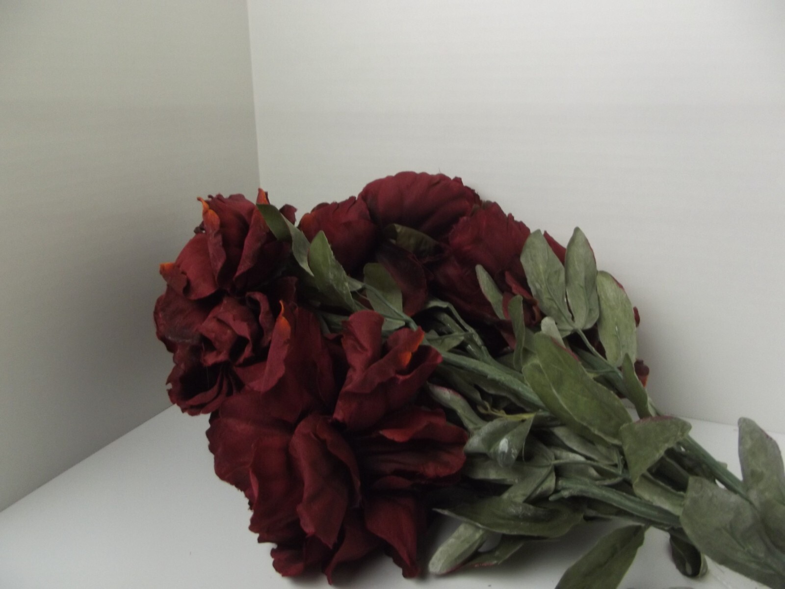 Disneyland Chrysanthemums Disney Grand Hotel Artificial Silk Fake Flowers Maroon