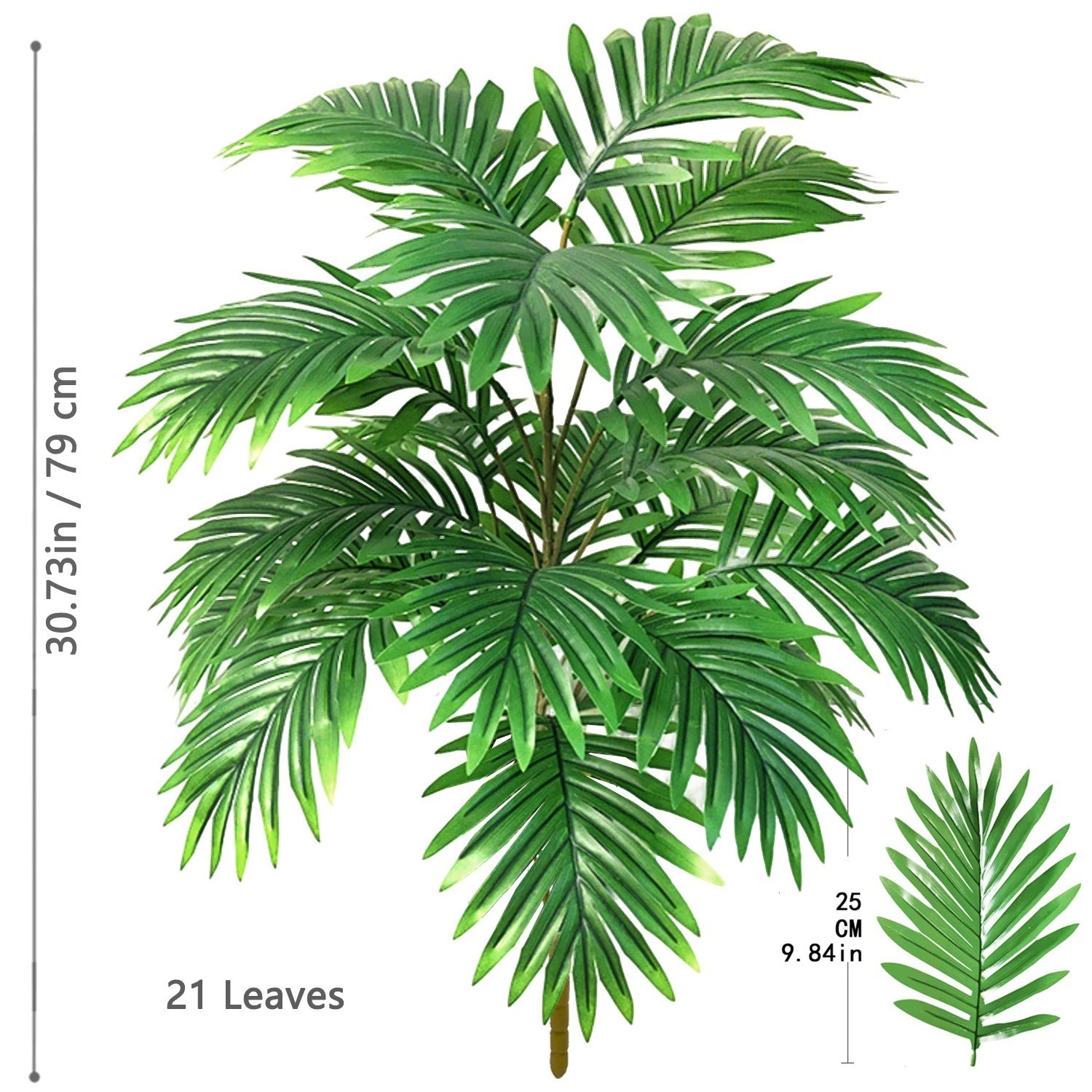 Large Artificial Palm Tree Real Touch Banana Plant Decor