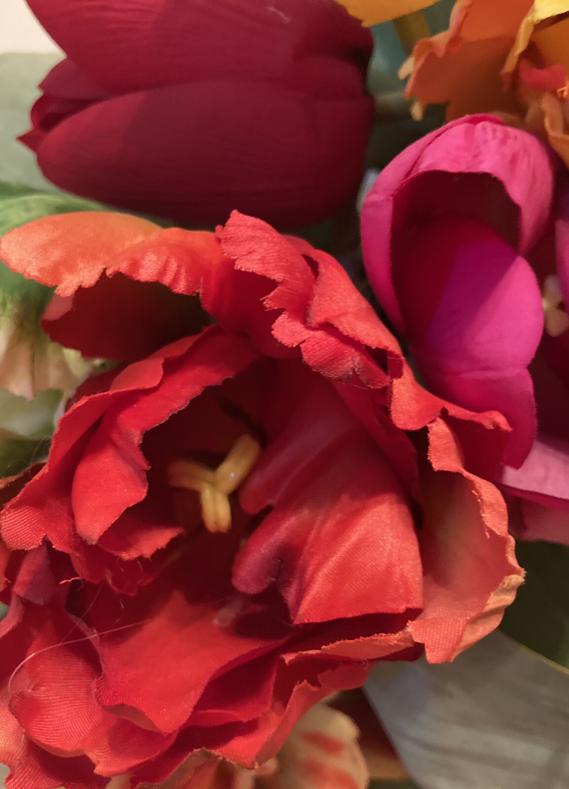 Extravagant And Colorful Tulip Wreath