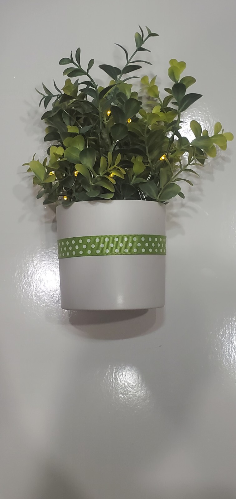 Light Up Potted Faux Plant