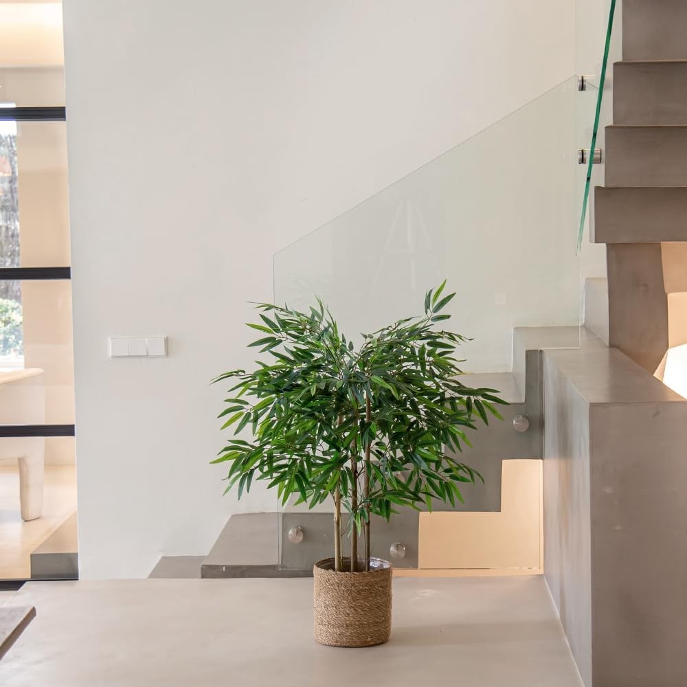 3ft 5in Artificial Bamboo Tree Plant House Apartment/Office – Realistic Fake