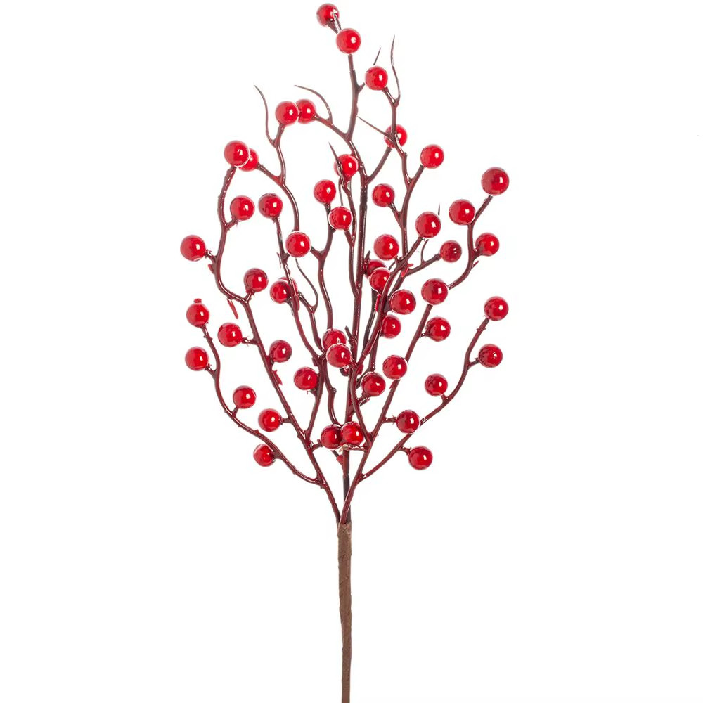 Artificial Holly Red Fruit Plant New Year Christmas Home Ornament Decoration NEW