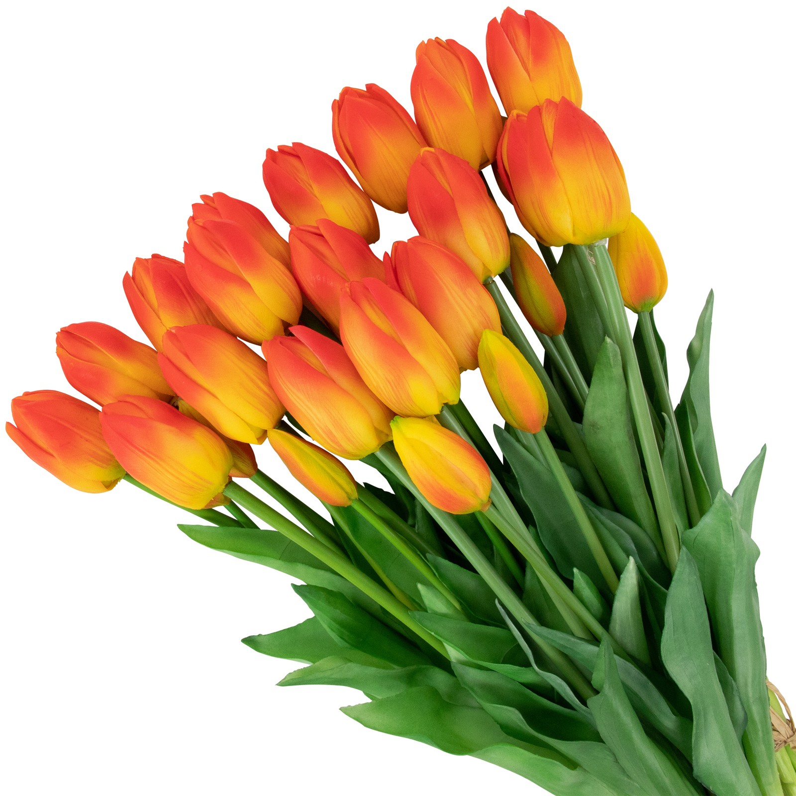 Northlight Real Touch™ Red Yellow Tulip Floral Bundles Set of 6 – 18″