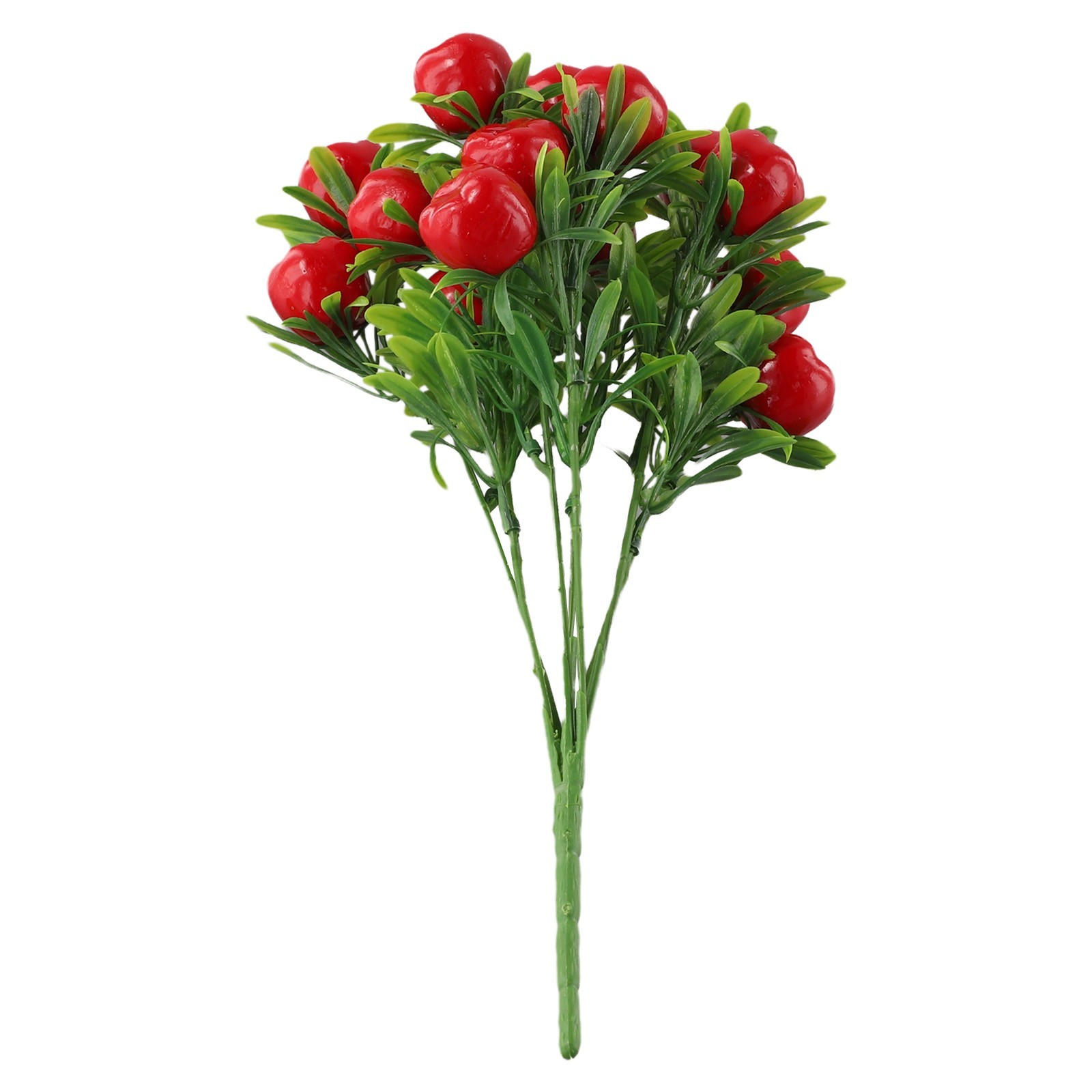 Exquisite 7 Forked Fruit Artificial Fruit Cutting Realistic Appearance
