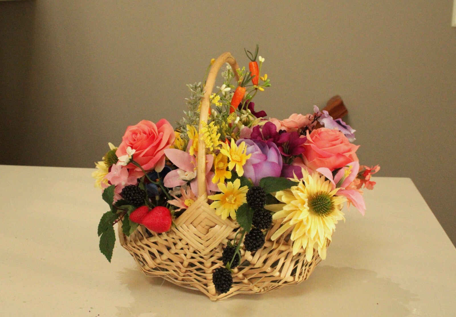 Sunny Day Flower Basket