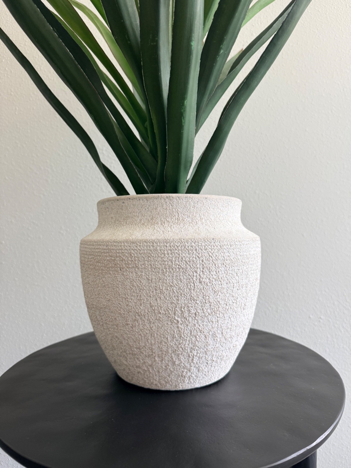 Pottery Barn Faux Yucca Plant 29″ Tall with Removable White Ceramic Pot