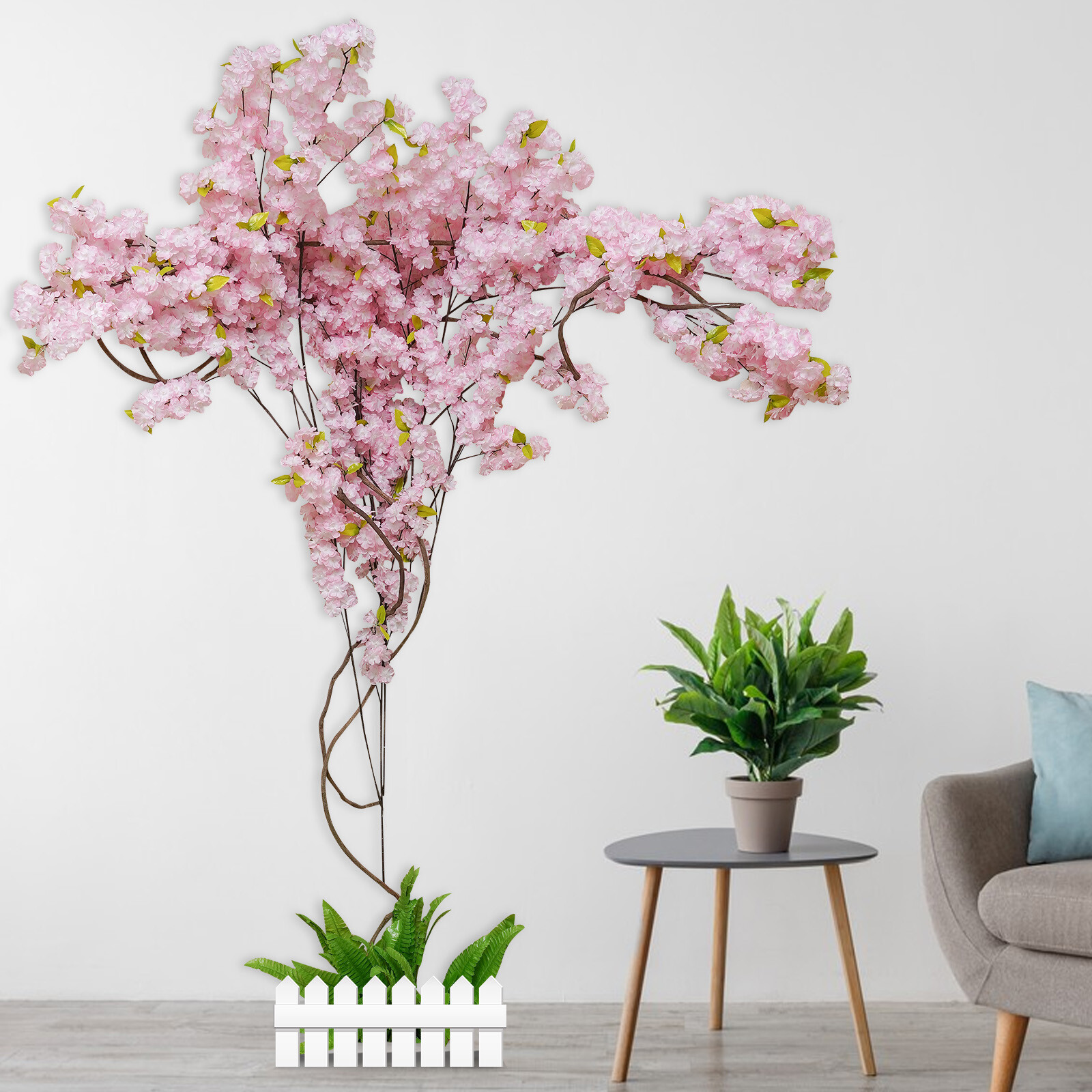 Artificial Cherry Blossom Tree Cherry Blossom Tree Arch Pink Fake Flower Trees