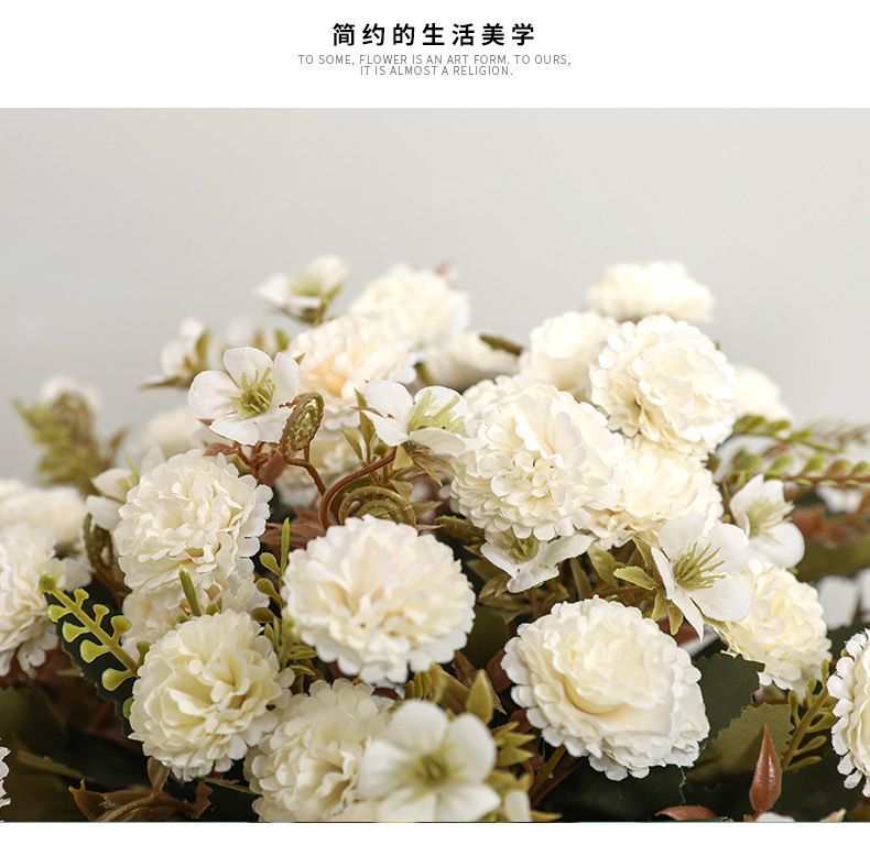 Artificial Carnation Flower Ornament For House / Hotel And Garden Display Decor
