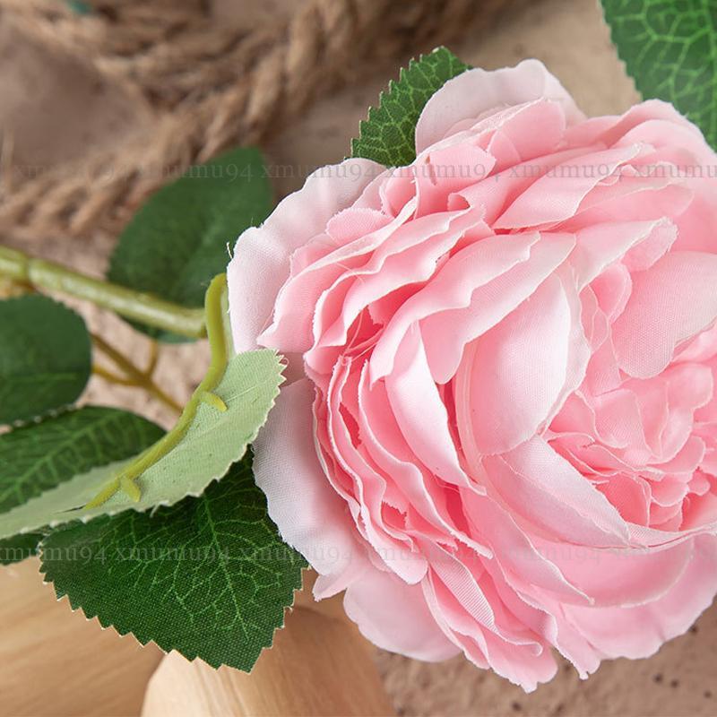 1/5/10Pcs Silk Artificial Fake Peony Flower Heads Bulk Craft Wedding Party Decor