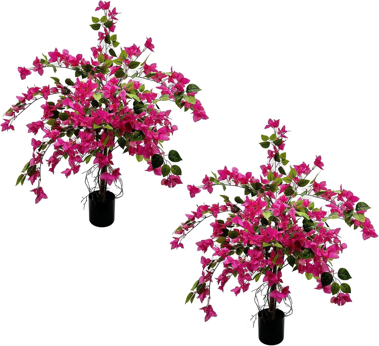 3FT Artificial Bougainvillea Tree – Realistic Faux Bougainvillea Tree with Pi…