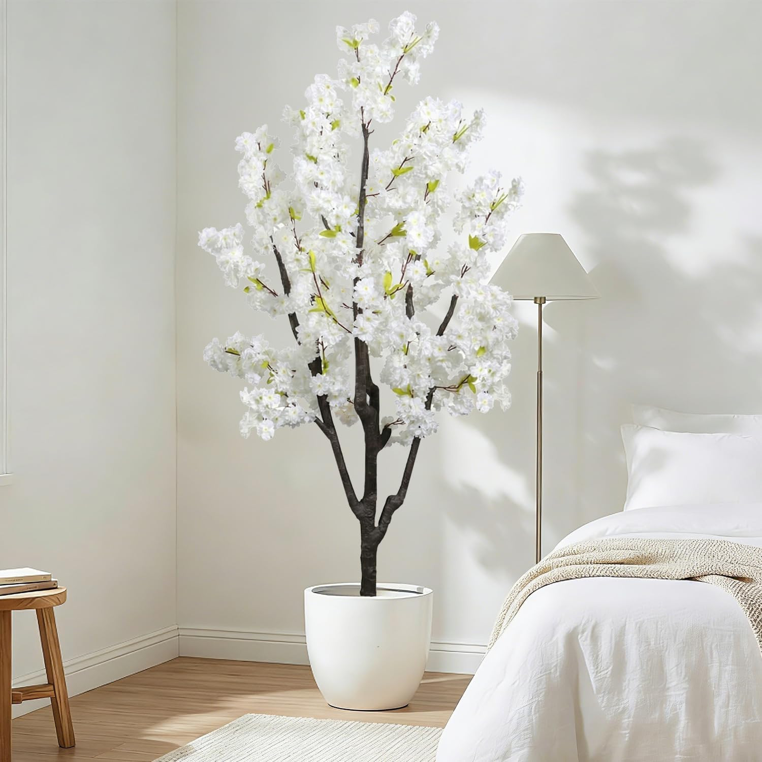 6Ft Faux Cherry Blossom Tree – Realistic Indoor Decor & Housewarming Gift