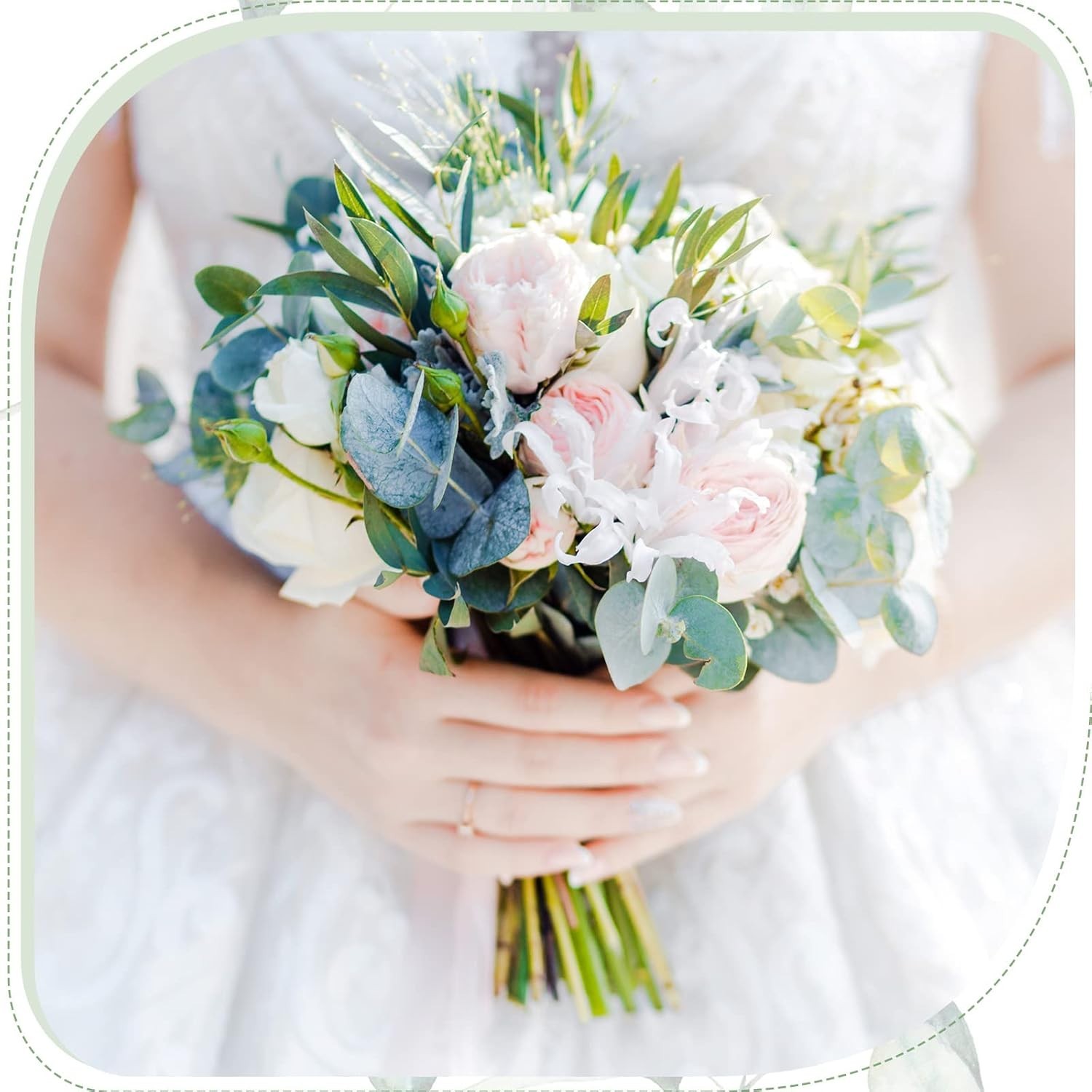 3 Kinds of Eucalyptus Stems – 270 Pcs for Romantic Floral Arrangements