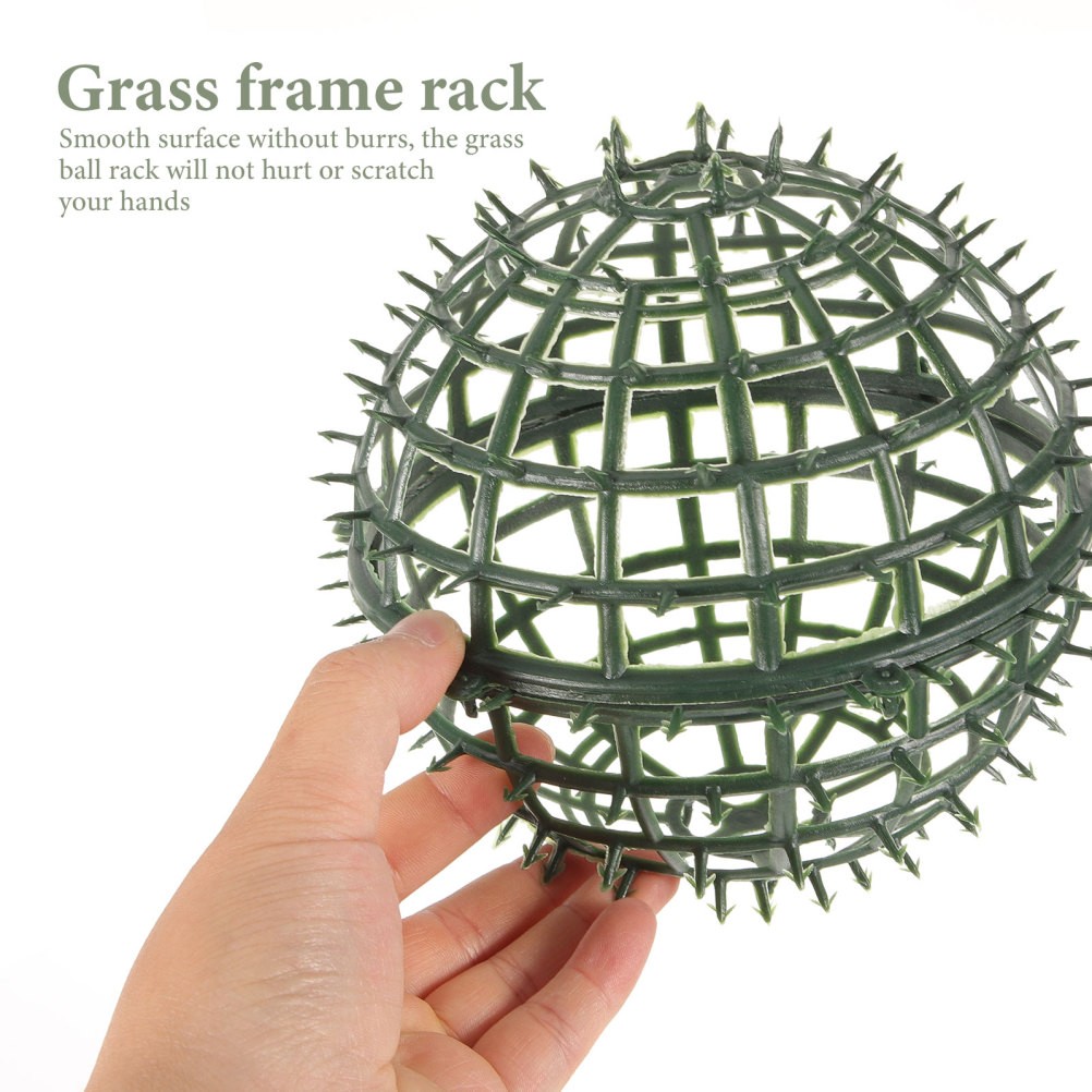 4Pcs Reusable Plastic Artificial Plant Ball Support Cage for Flower Arrangement