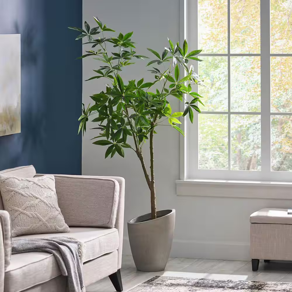Contemporary 3.93 Ft. Green Outstanding Artificial Money Trees, for Home Decor L