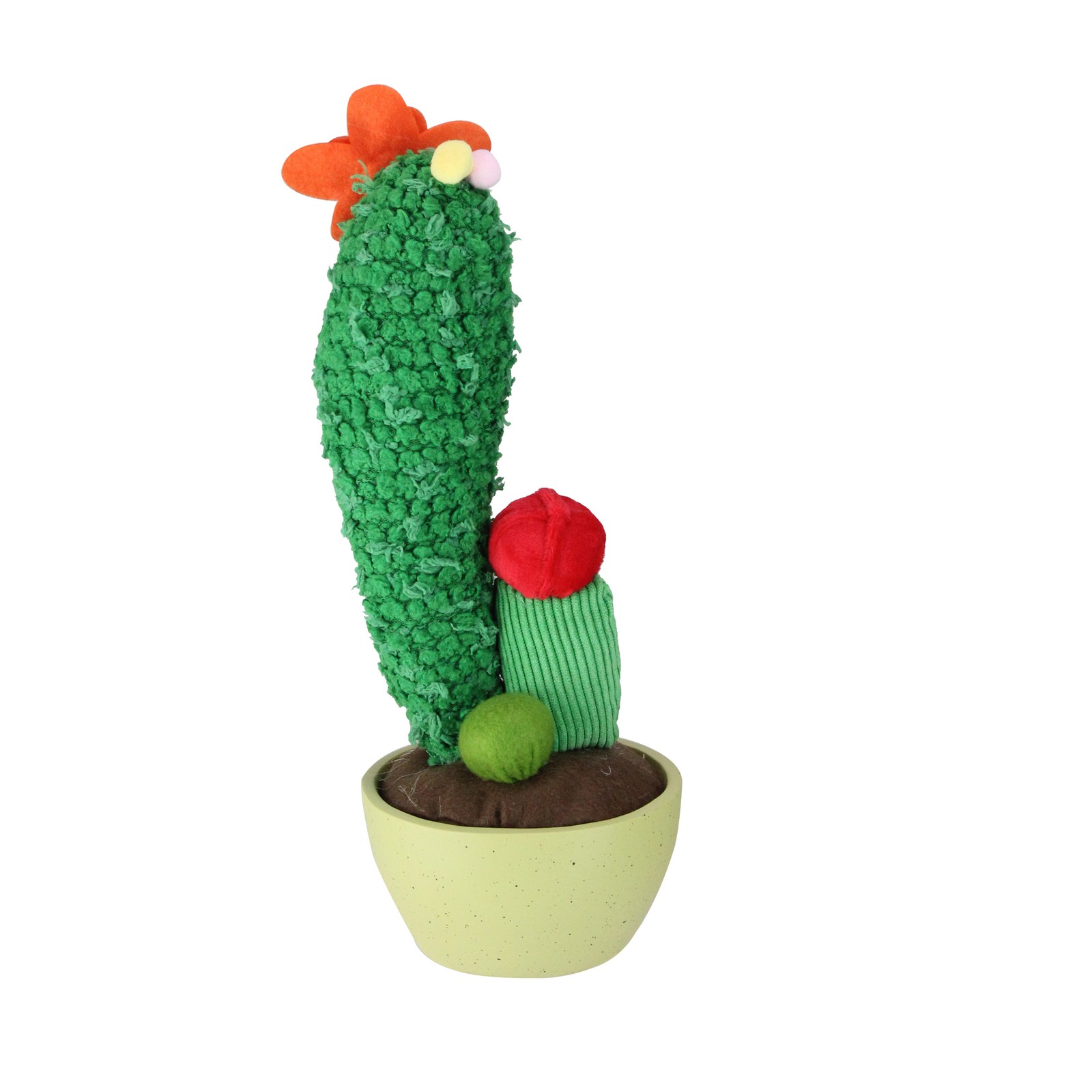Northlight 12″ Mixed Artificial Plush Cactus Plant in Faux Ceramic Pot