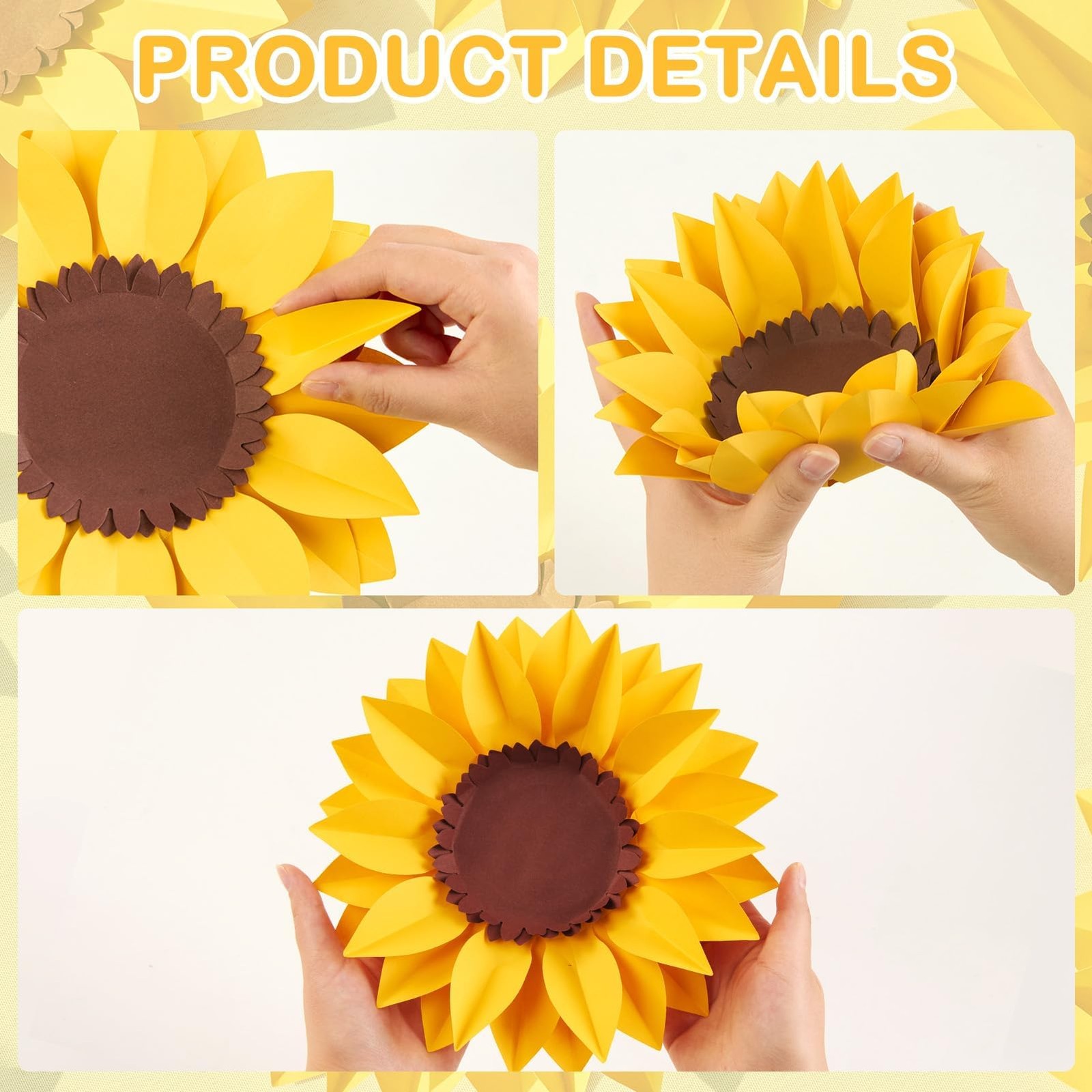 Sunflower Flower Decorations for Wall Giant Artificial Sunflowers Classroom D…