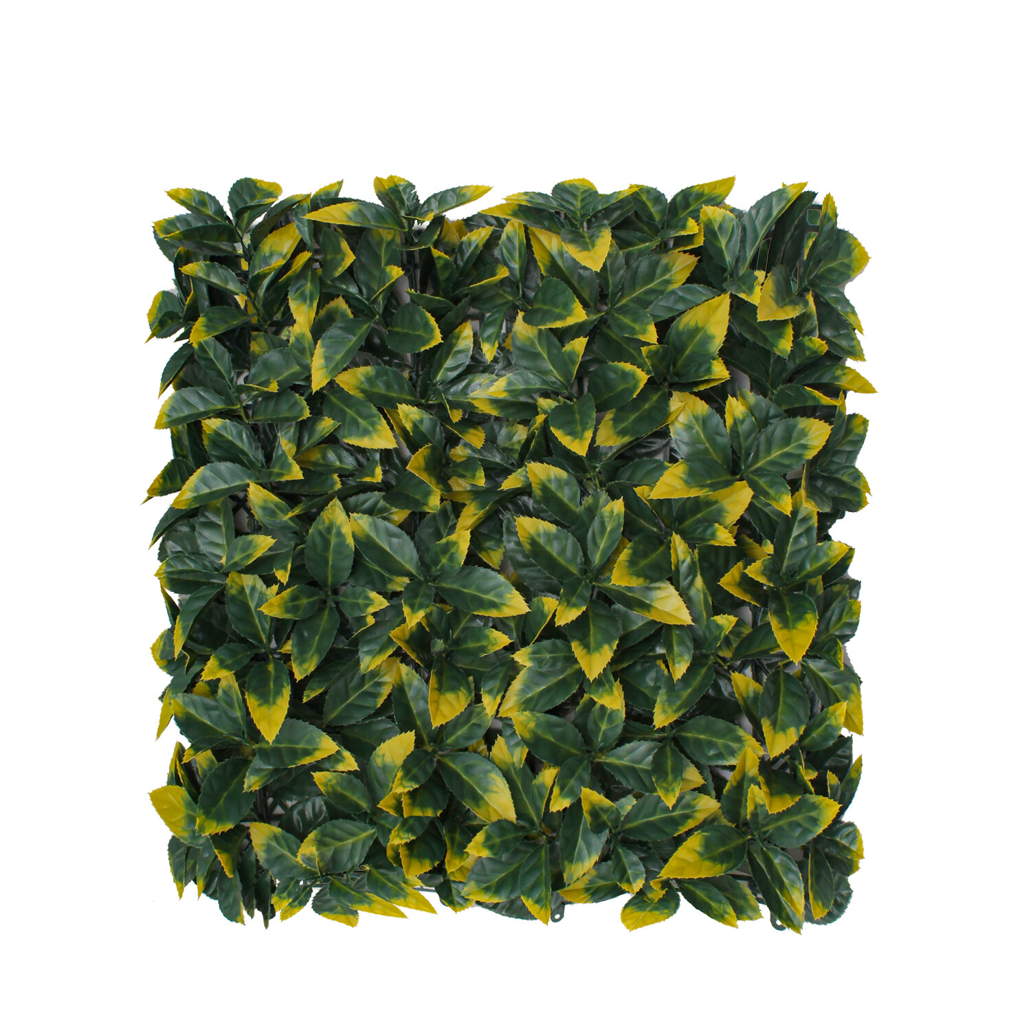 20″ Artificial Faux Yellow Pittoso Leaf Mats Wall Hedge Decor Privacy Panel DIY
