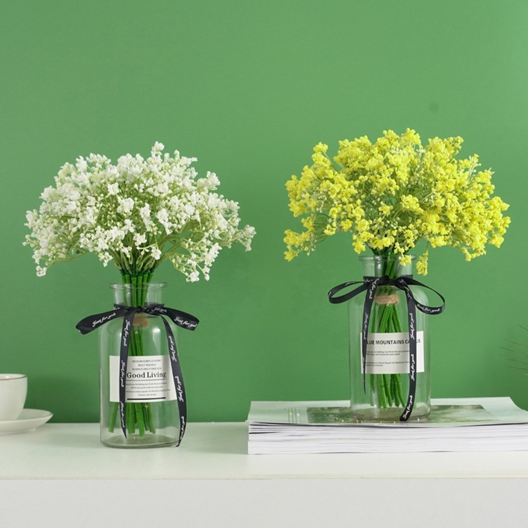 High Quality Gypsophila Baby’s-Breath Beautiful Bouquet Breath Fake Silk