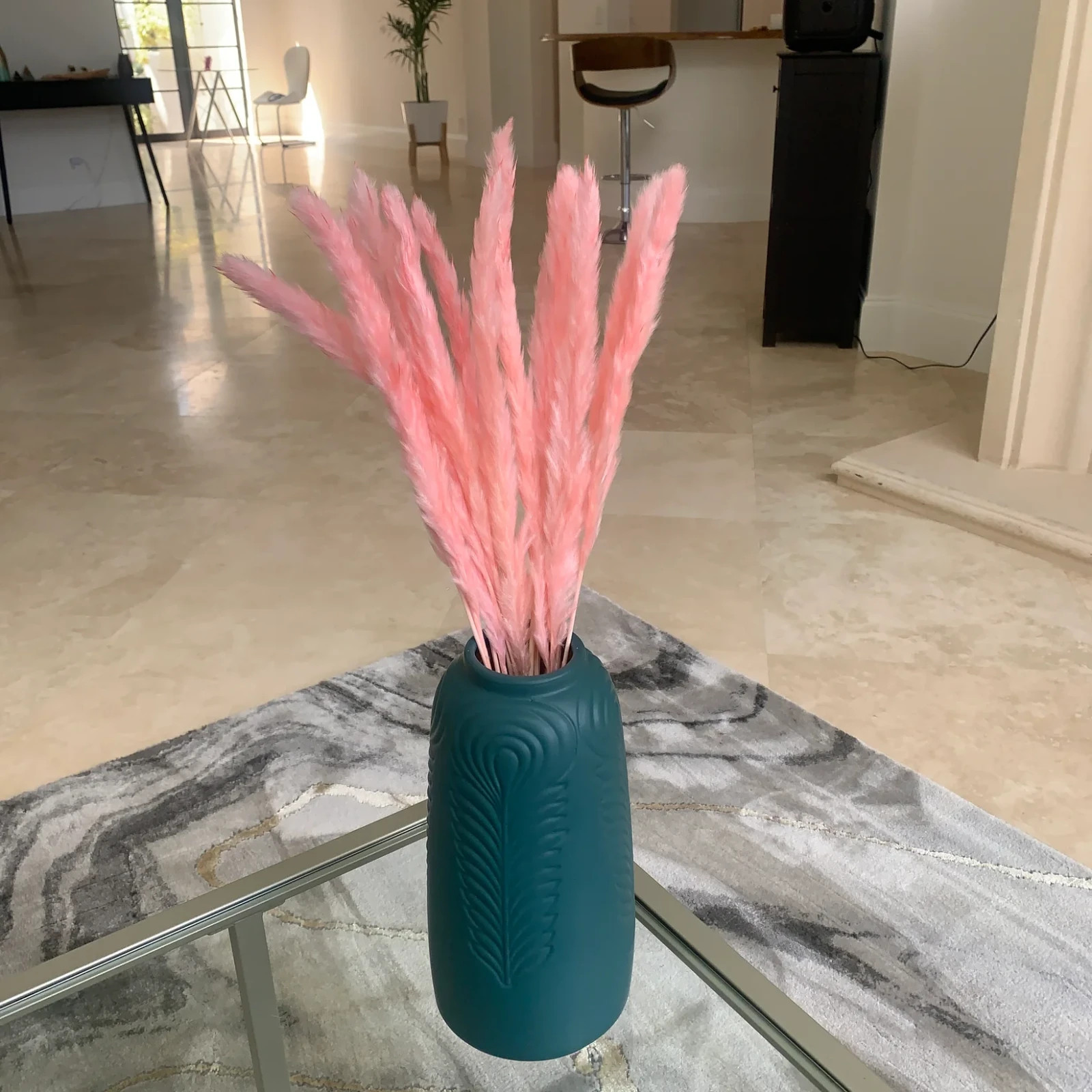 15 stems Pink Pampas Grass 20″-21″