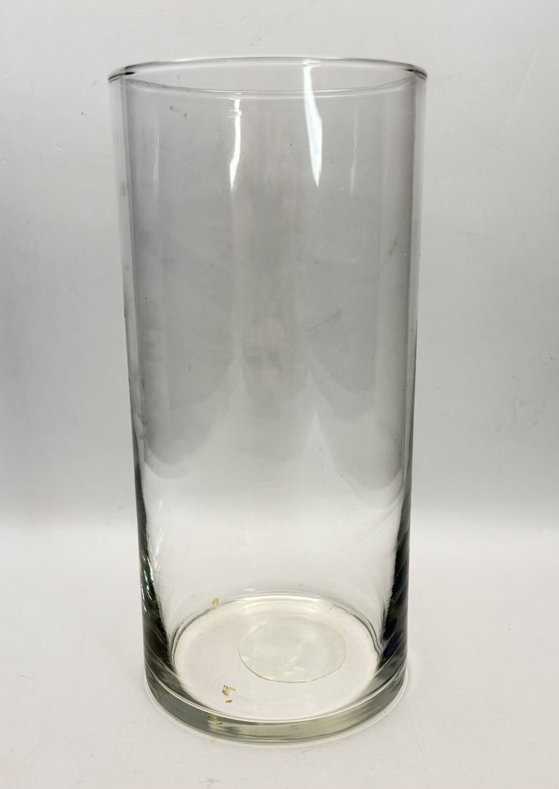 Vase Pillar Flower Rose Artificial Arrangement Candle Clear 7” Small