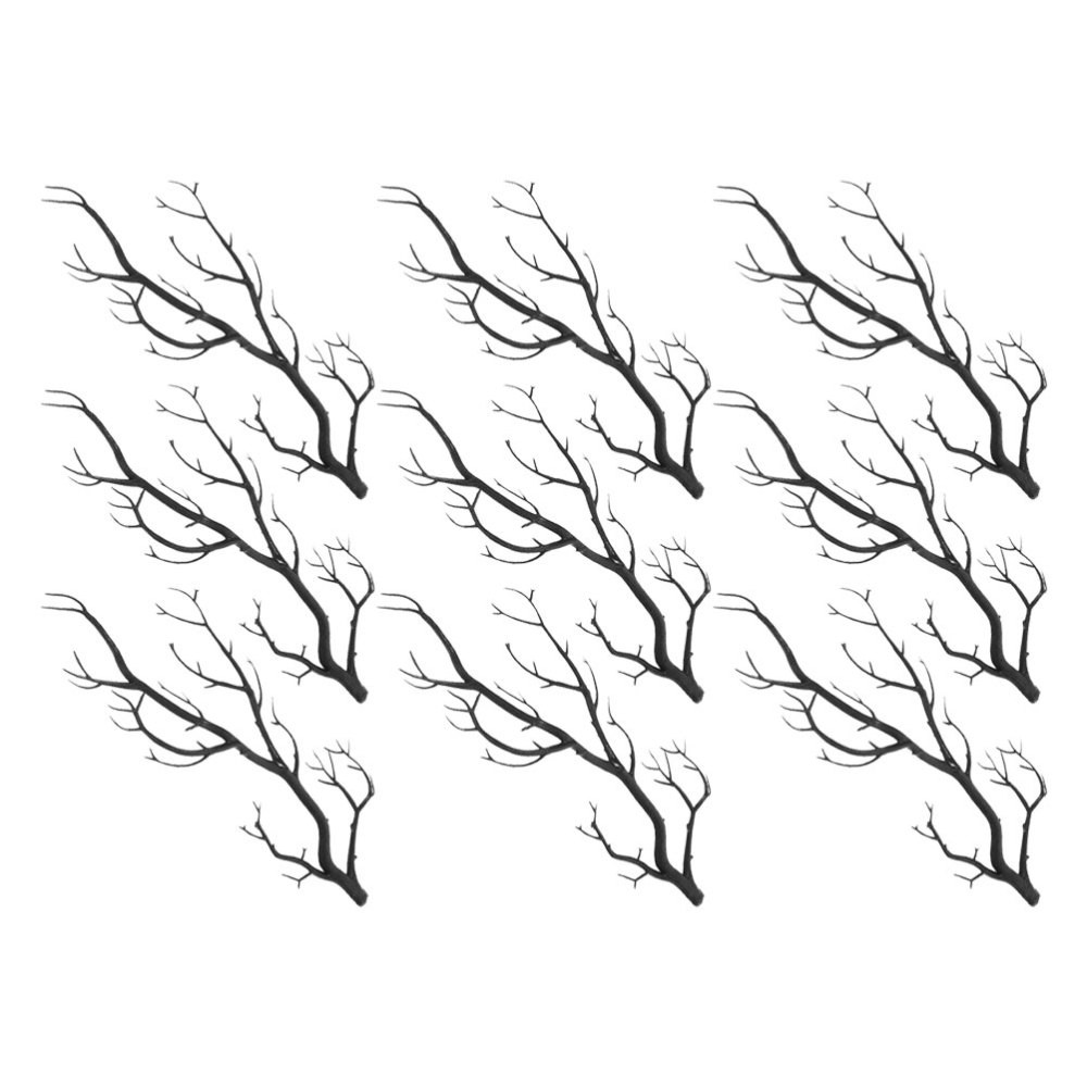 12 Pcs Halloween Tree Branches Faux Stems Artificial Antler Dried
