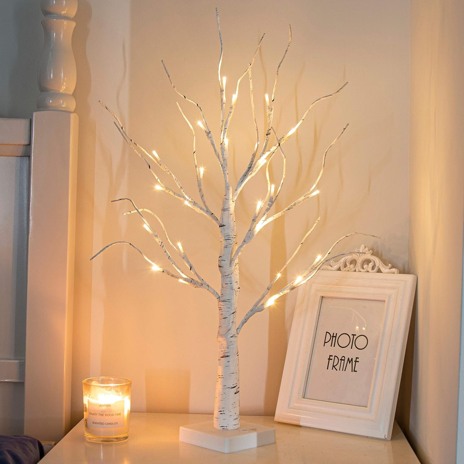 PEIDUO Artificial Tree for Easter Decorations, 2 FT Birch