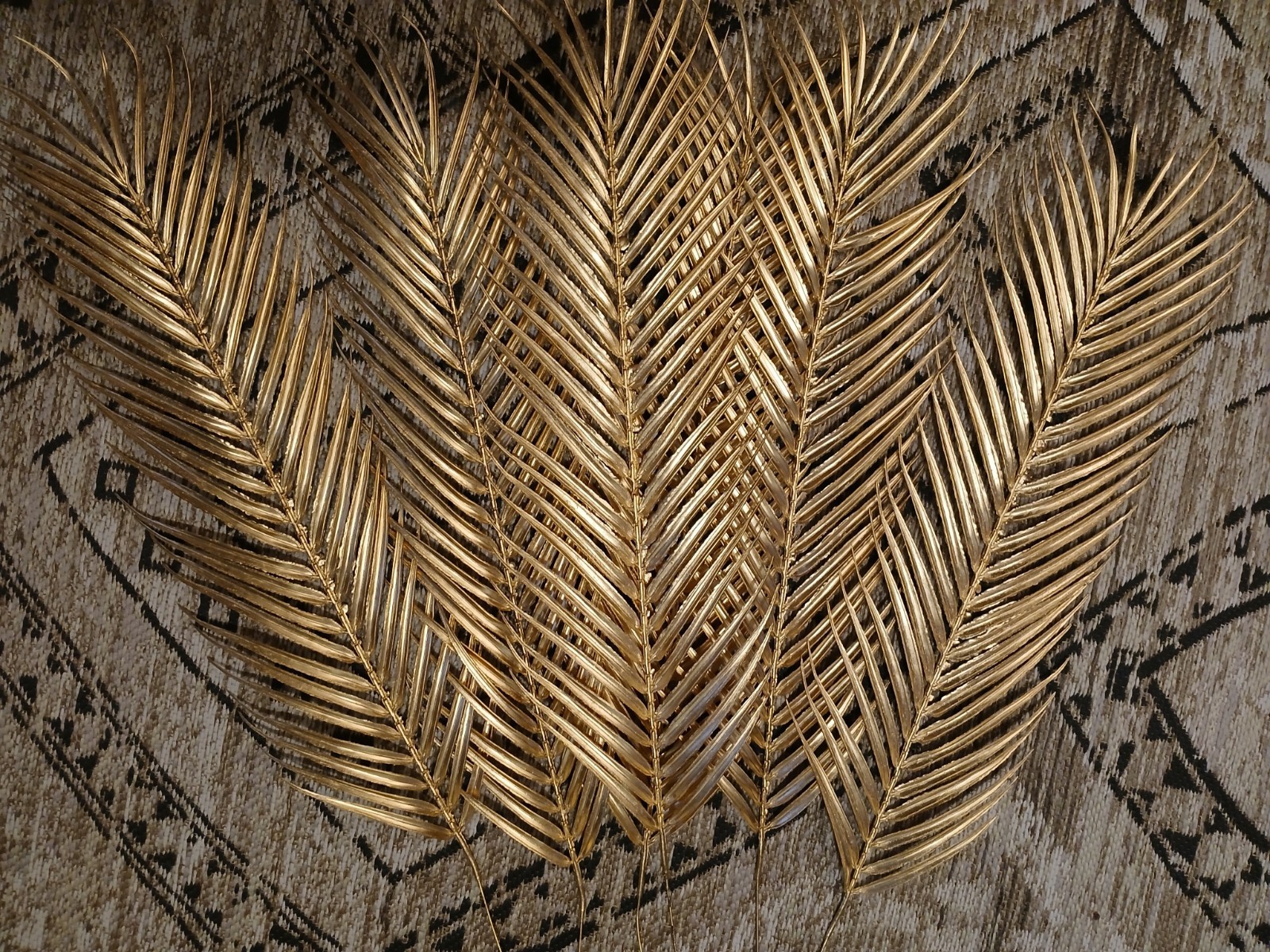 Gold Palm Leaves Decoration