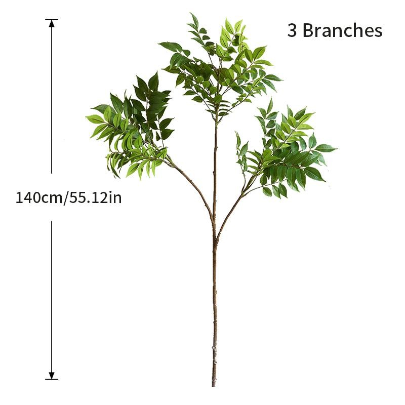 Large Artificial Ficus Tree 76 140cm Fake Lacquer Banyan Palm Leaves Home Garden