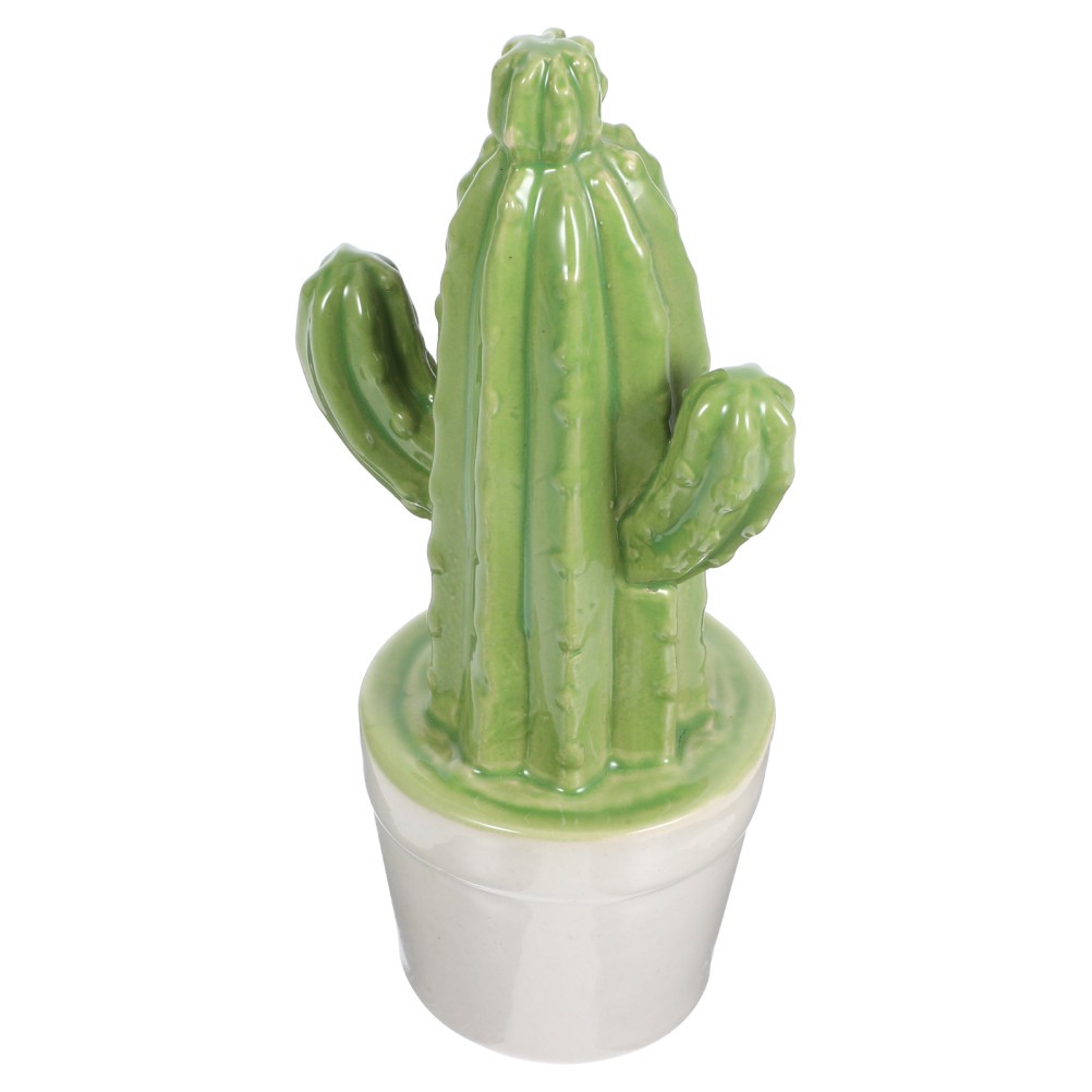 Artificial Small Ceramic Cactus Plant Fake Bonsai Ornament For Office Home