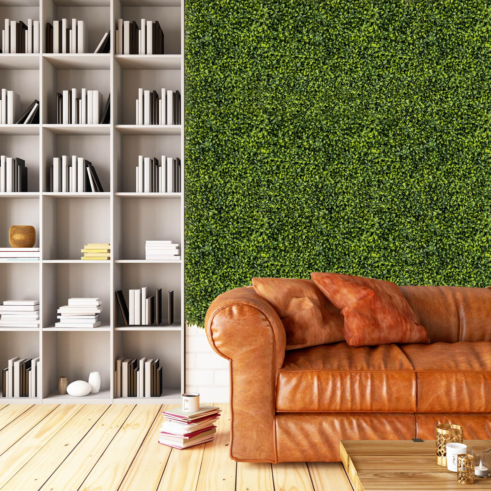 12 PCS 20″ x 20″ Artificial Hedge Boxwood Panels w/ Decorative Grass Wall Panels
