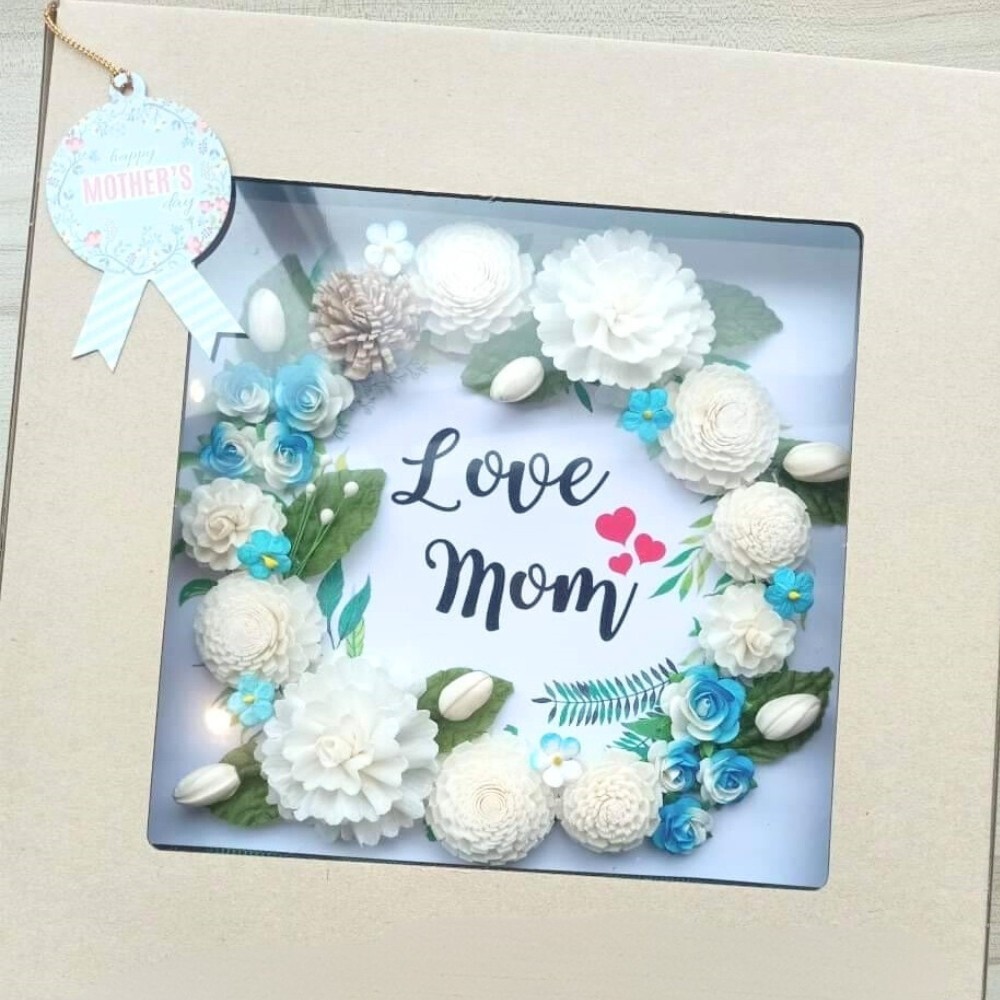 Carnation Blooms of Love: A Mother’s Day Present in a Craft Box, gifts for mom.