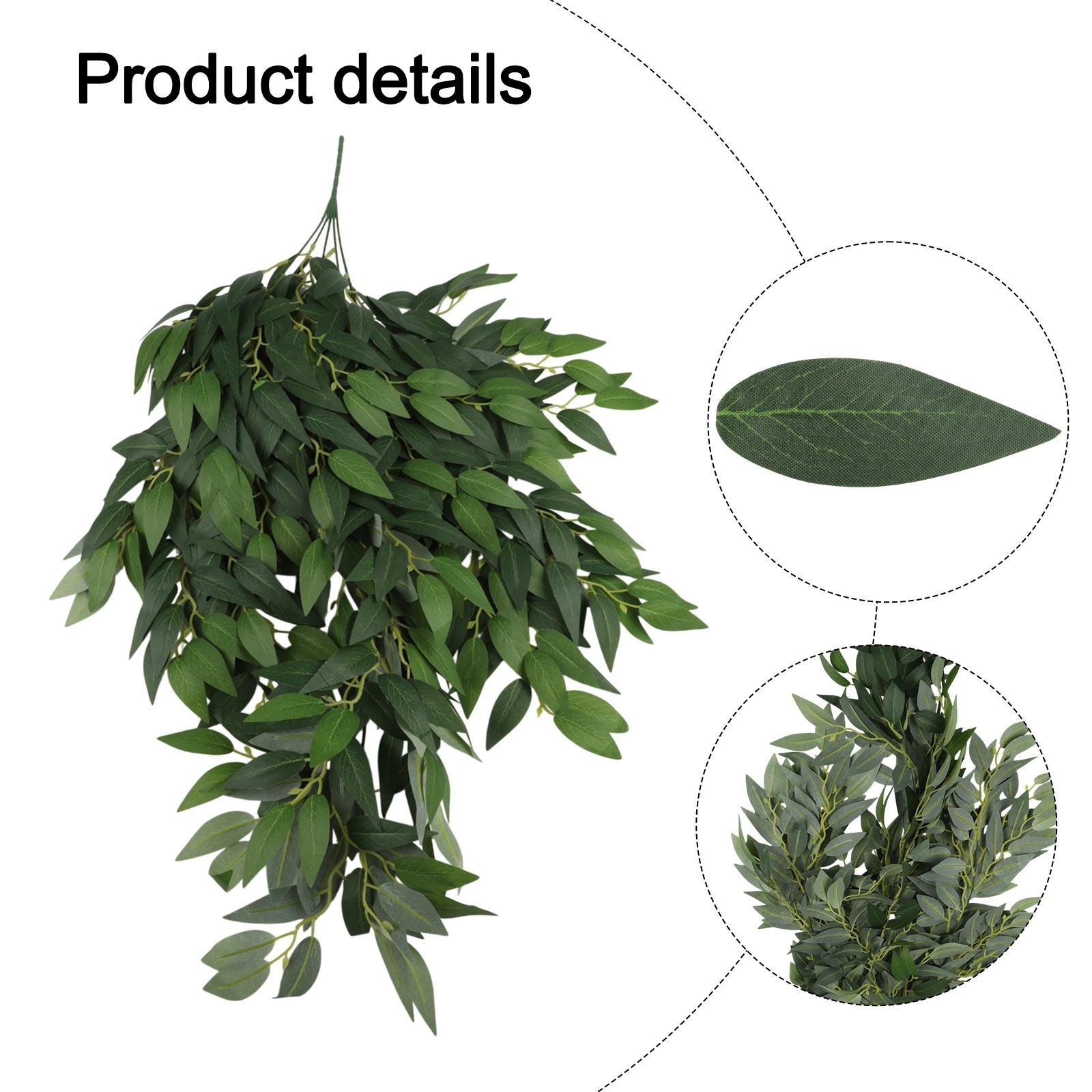 Natural Looking Rattan Green Plant for Home and Shop Decor 85cm 100cm 200cm