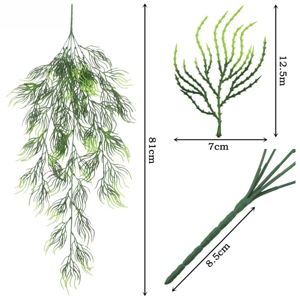 Artificial Rattan Style Vine for Balcony Terrace Wall Garden Decoration