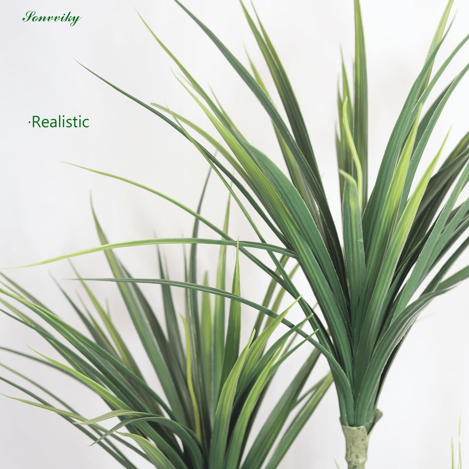 Dracaena Artificial Plant (Dragon Tree) – 5FT Artificial Plants Indoor with R…
