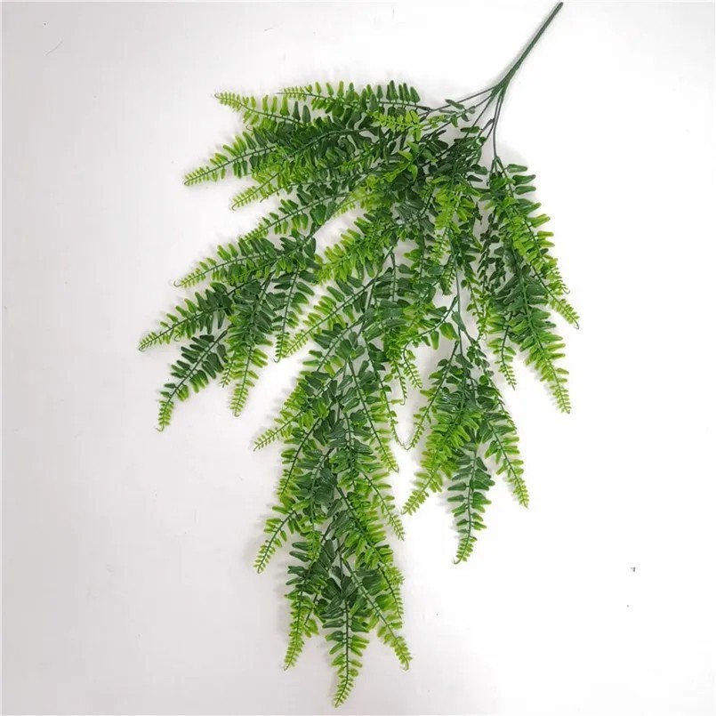 4Pcs Artificial Boston Fern Hanging Vine Foliage Silk Plant Home Decor