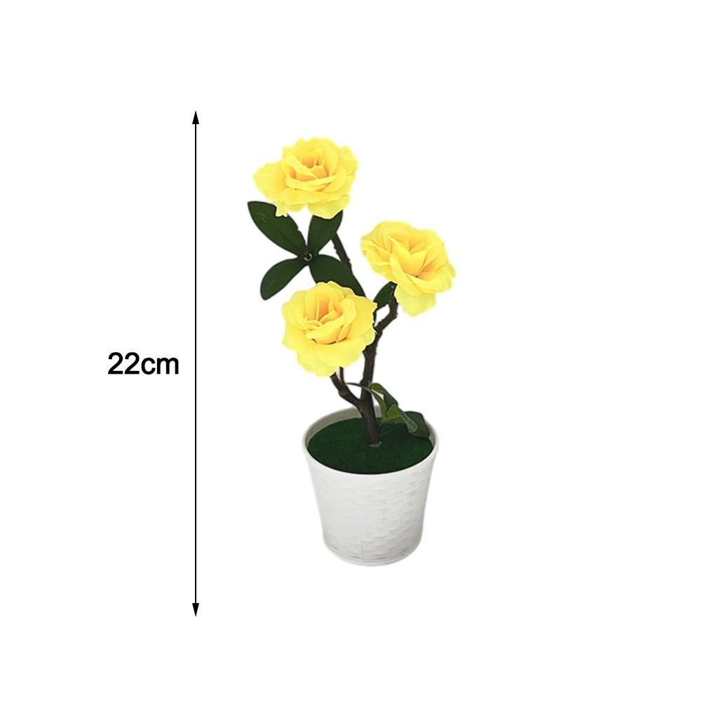 Artificial Flower Pot Plant for Living Room Bedroom Bathroom Balcony Decor