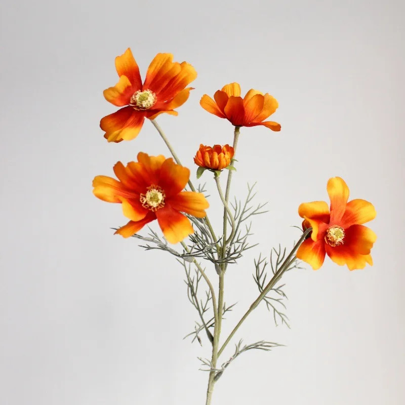 Chamomiles Silk Artificial Flower 60Cm Daisy White Fake Flowers Room Wedding Hom