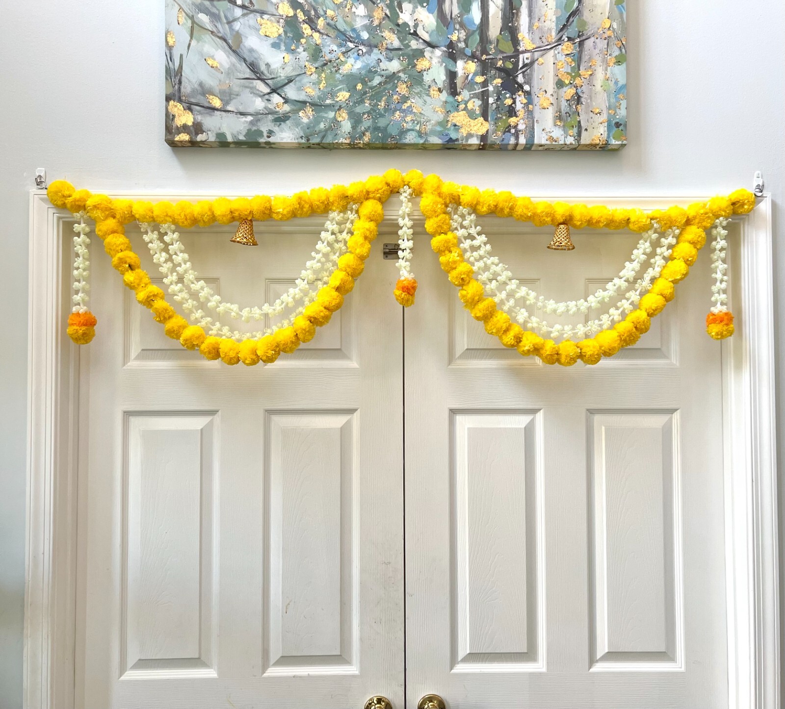 40 inch Marigold backdrop Toran garland indian wedding diwali decor High Quality