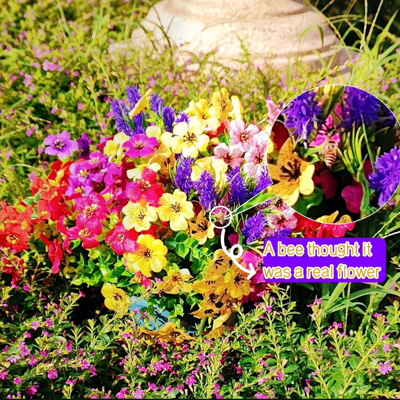Artificial Flowers for Outdoor/Indoor, Garden, Patio, Front Porch Decor Yard …