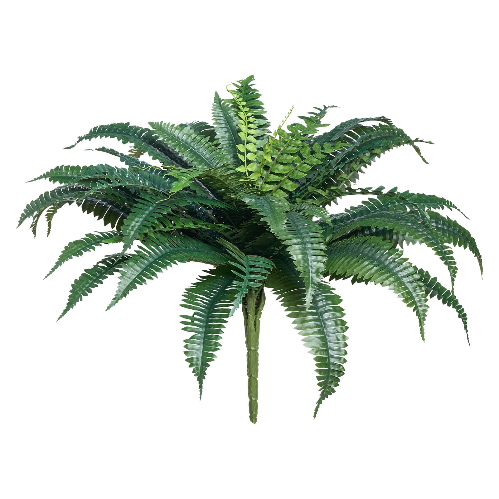 Uimoso Pack of 2 48″ Artificial Boston Fern Plant Bush Plant Home Decor