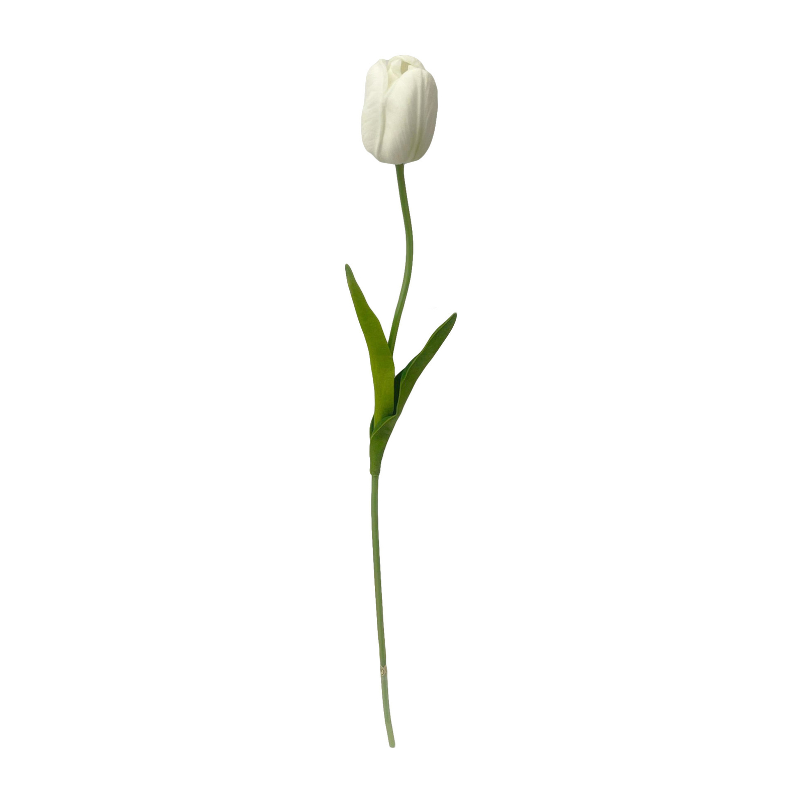 18 Pc Artificial Foam 15″ Real Touch White Tulip Bundle Flower Silk Floral