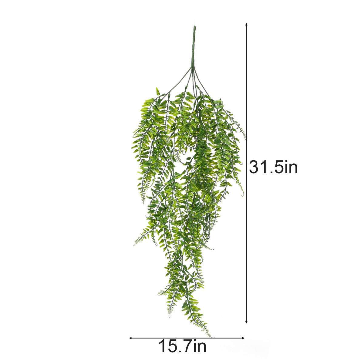 2PCS Artificial Hanging Plants Fake Ivy Faux Greenery Vine Leaves Indoor Outdoor