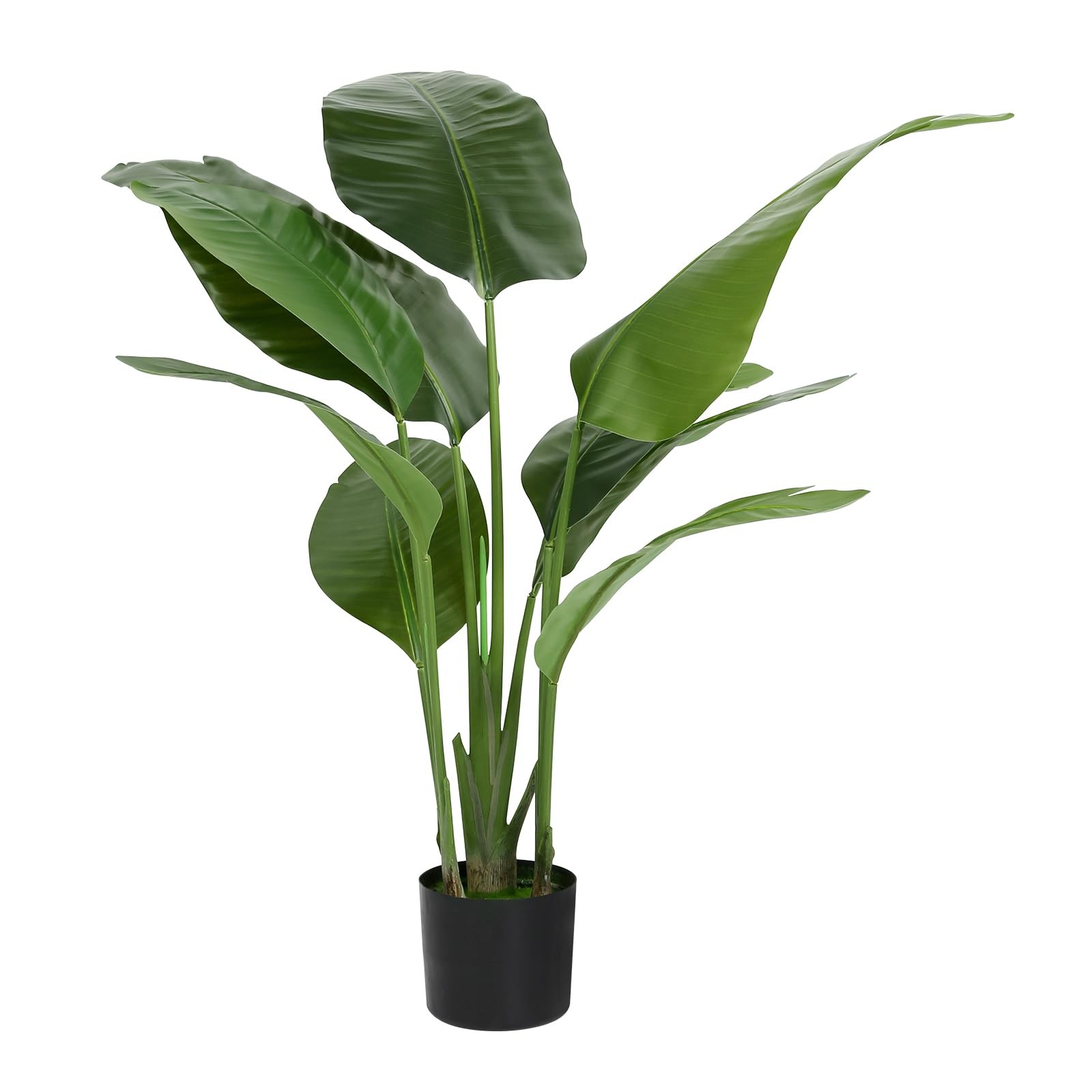 Artificial Bird of Paradise Plant 4FT Fake Tropical Palm Tree